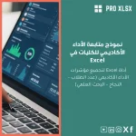 نموذج متابعة الأداء الأكاديمي للكليات في Excel