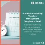 Academic Publishing Timeline Template for Journal Submission