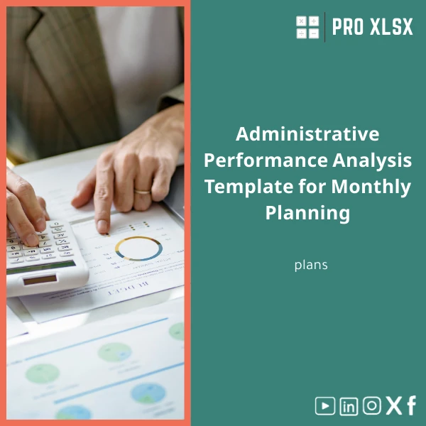 Administrative-performance-analysis-template-en262 Administrative Performance Analysis Template for Monthly Planning - Image 1