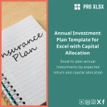Annual Investment Plan Template for Excel with Capital Allocation