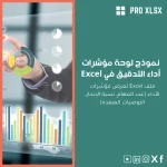 نموذج لوحة مؤشرات أداء التدقيق في Excel