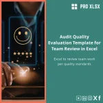 Audit Quality Evaluation Template for Team Review in Excel