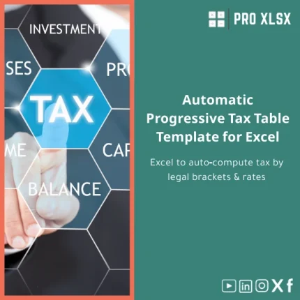 Automatic Progressive Tax Table Template for Excel
