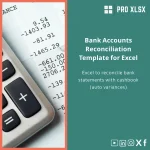 Bank Accounts Reconciliation Template for Excel