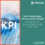 نموذج مؤشرات بنكية لتتبع الأداء المالي في Excel