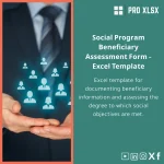 Beneficiaries Evaluation Template for Social Programs