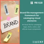 Brand Files Management Template for Organizing Assets