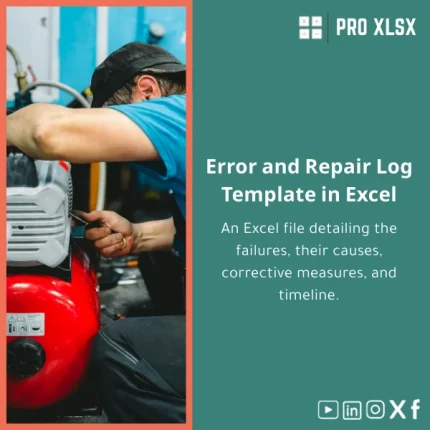 Breakdowns Log Template for Tracking Repairs and Actions
