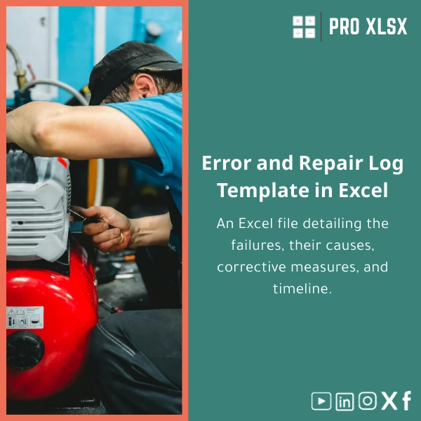 Breakdowns-log-template-en536 Breakdowns Log Template for Tracking Repairs and Actions - Image 1