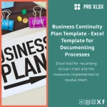 Business Continuity Plan Template for Operational Recovery