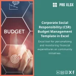 CSR Budget Management Template for Tracking Community Spending