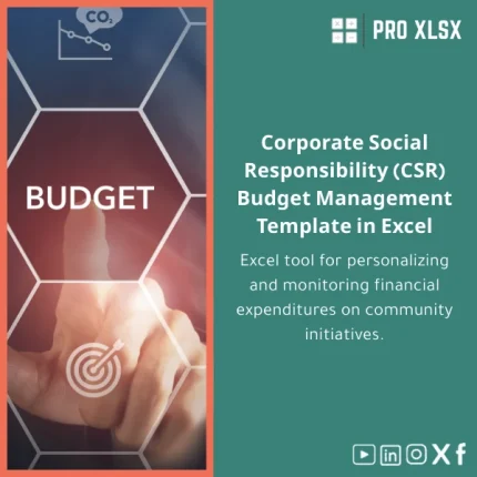 CSR Budget Management Template for Tracking Community Spending