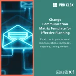 Change Communication Matrix Template for Effective Planning