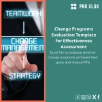 Change Programs Evaluation Template for Effectiveness Assessment