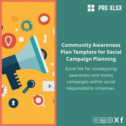 Community Awareness Plan Template for CSR Campaigns