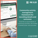 Community Activities Management Template for Tracking Outcomes