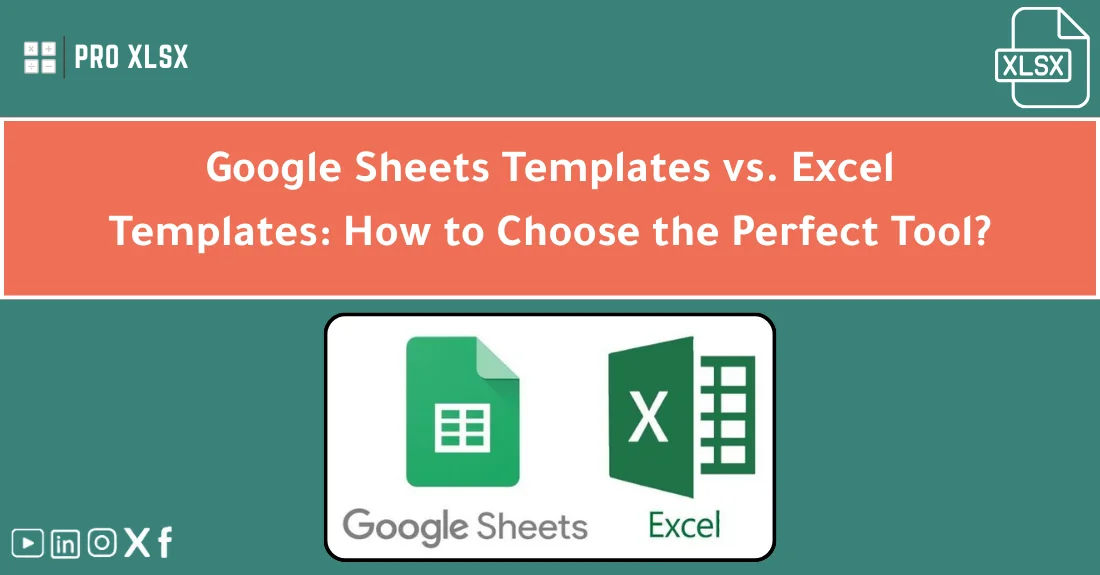 صورة تحتوي على عنوان المقال حول: " Comparing Sheets & Excel: Best Templates for You" مع عنصر بصري معبر