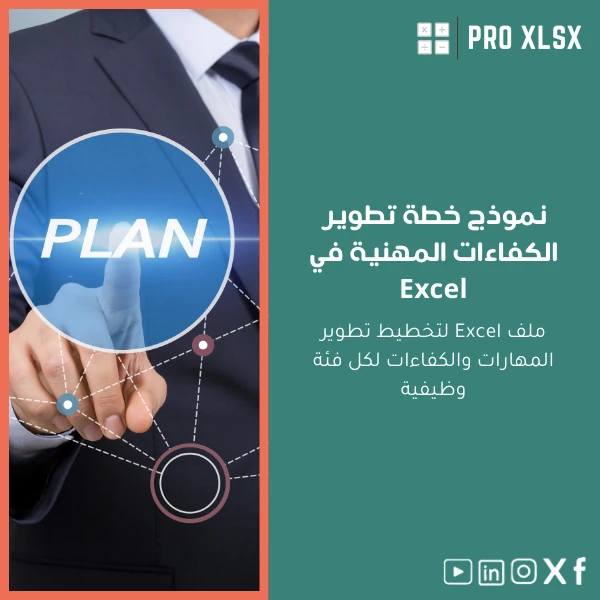 Competencies-development-plan-template-ar364 نموذج خطة تطوير الكفاءات المهنية في Excel - الصورة 1