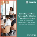 Consulting Meetings Template for Effective Team Management