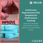 Continuous Improvement Plan Template for Performance Tracking
