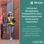 Contractors Management Template for Project Performance Tracking