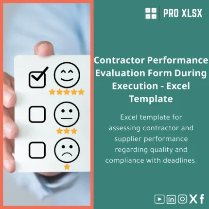 Contractors Performance Evaluation Template for Execution