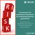 Excel Contractual Risk Assessment Template for Legal Analysis
