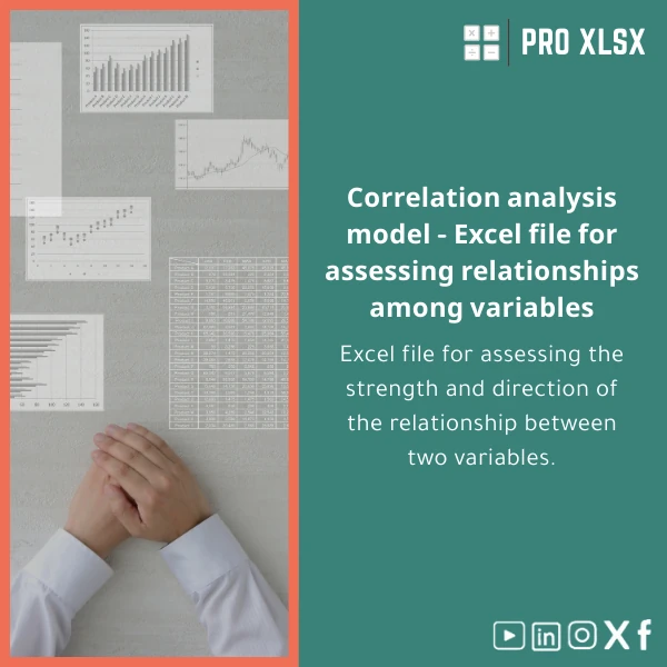 Correlation-analysis-template-en815 Correlation Analysis Template for Strength & Direction (r) - Image 1