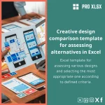 Creative Designs Comparison Template for Multi-Design Selection