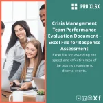 Crisis Management Team Performance Evaluation Template Tool