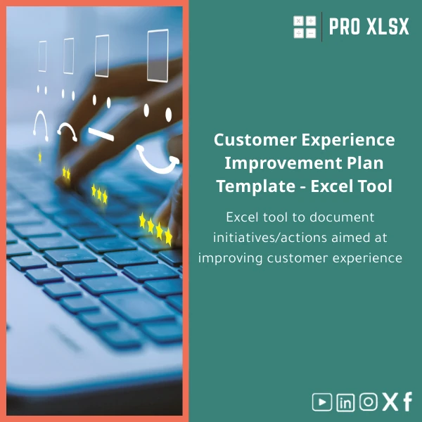 Customer-Experience-Improvement-Plan-template-en464 Customer Experience Improvement Plan Template - Excel Tool - Image 1