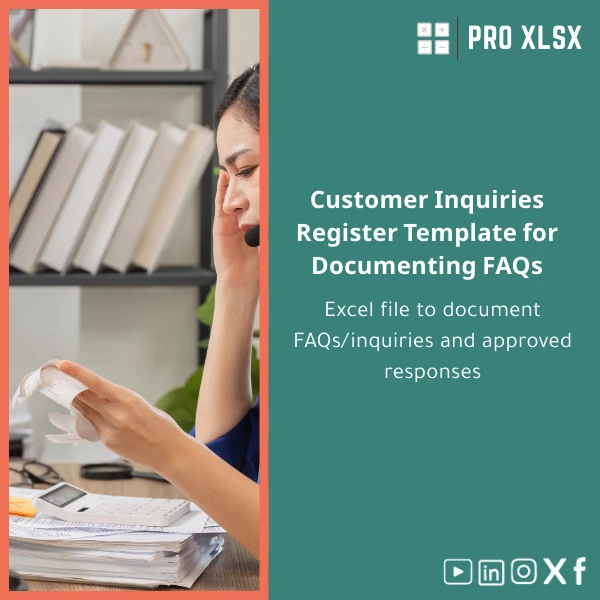 Customer-Inquiries-Register-template-en461 Customer Inquiries Register Template for Documenting FAQs - Image 1