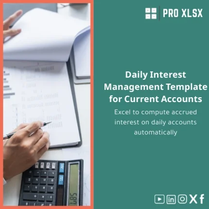 Daily Interest Management Template for Current Accounts
