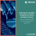 Daily Bank Liquidity Template for Ratio Analysis in Excel