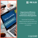 Departments Efficiency Evaluation Template for Performance Management