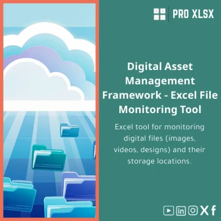 Digital Assets Tracker Template for Images, Videos, Designs