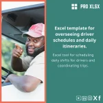 Drivers Schedules Template for Shifts and Trips Management