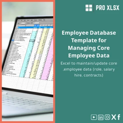 Employee Database Template for Managing Core Employee Data