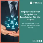 Employee Turnover Analysis Excel Template for Attrition Insights