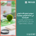 نموذج تحليل الأداء البيئي في Excel لقياس مؤشرات الاستدامة