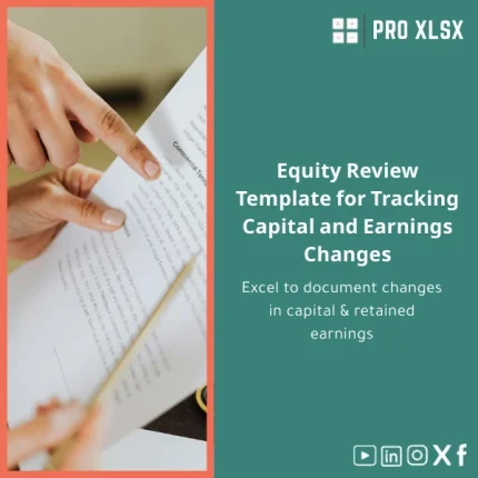 Equity Review Template for Tracking Capital and Earnings Changes