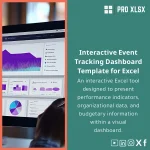 Interactive Event Management Dashboard Template for Excel