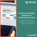Excel Event Schedule Template for Conference Planning