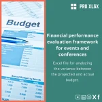 Event Financial Performance Template for Budget Analysis