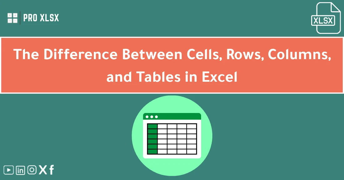صورة تحتوي على عنوان المقال حول: " Excel Components Explained: Cells