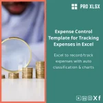 Expense Control Template for Tracking Expenses in Excel
