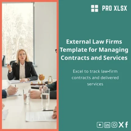External Law Firms Template for Managing Contracts and Services