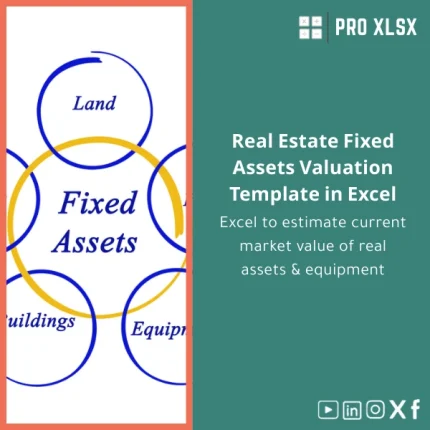 Real Estate Fixed Assets Valuation Template in Excel