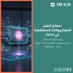 نموذج تحليل السيناريوهات المستقبلية في Excel