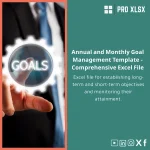 Goals Management Template for Annual and Monthly Tracking